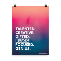 Black Talent Poster (18x24)